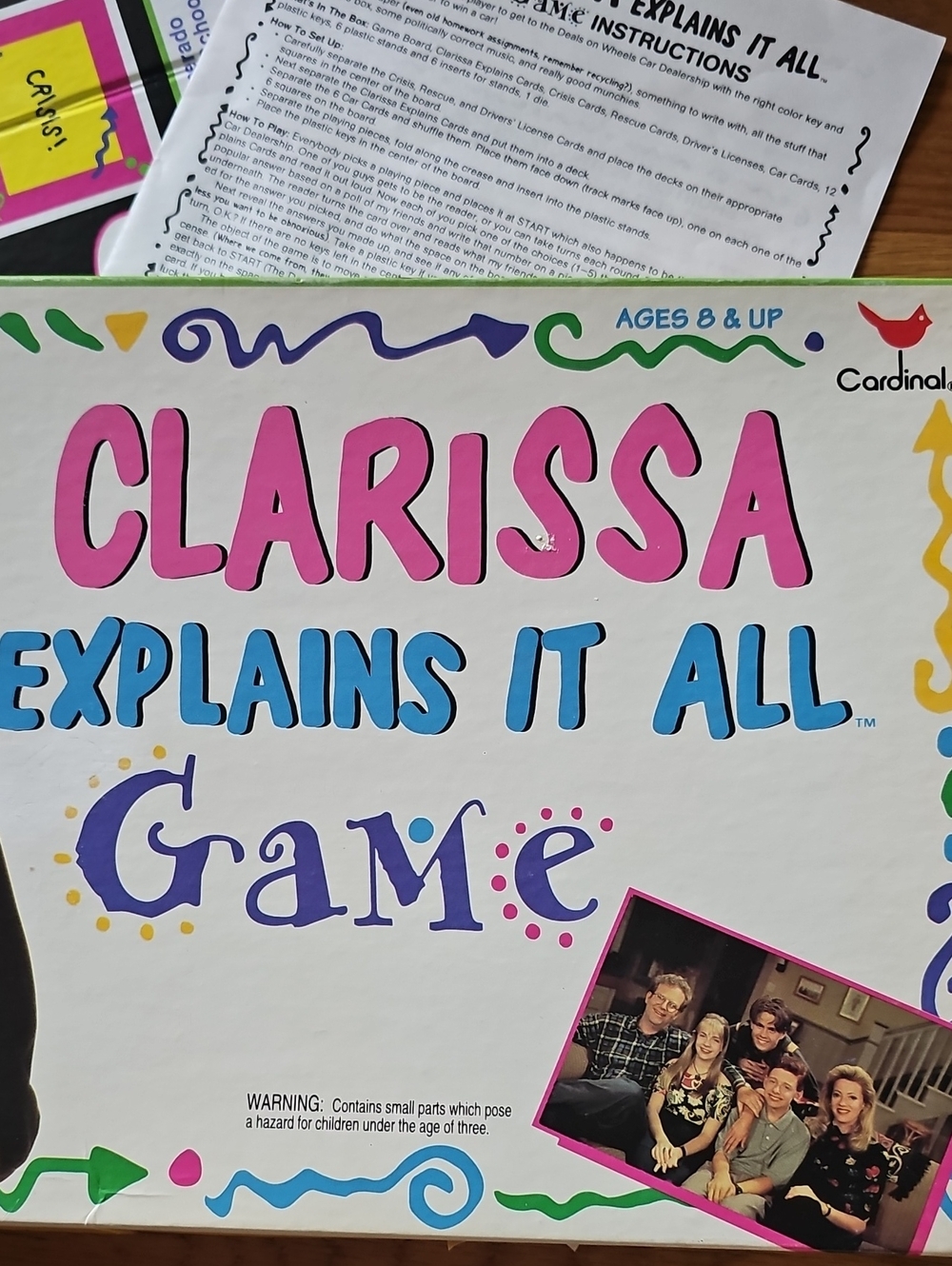 Vintage 1994 Clarissa Explains It All Board Game Nickelodeon Complete - Picture 10 of 14